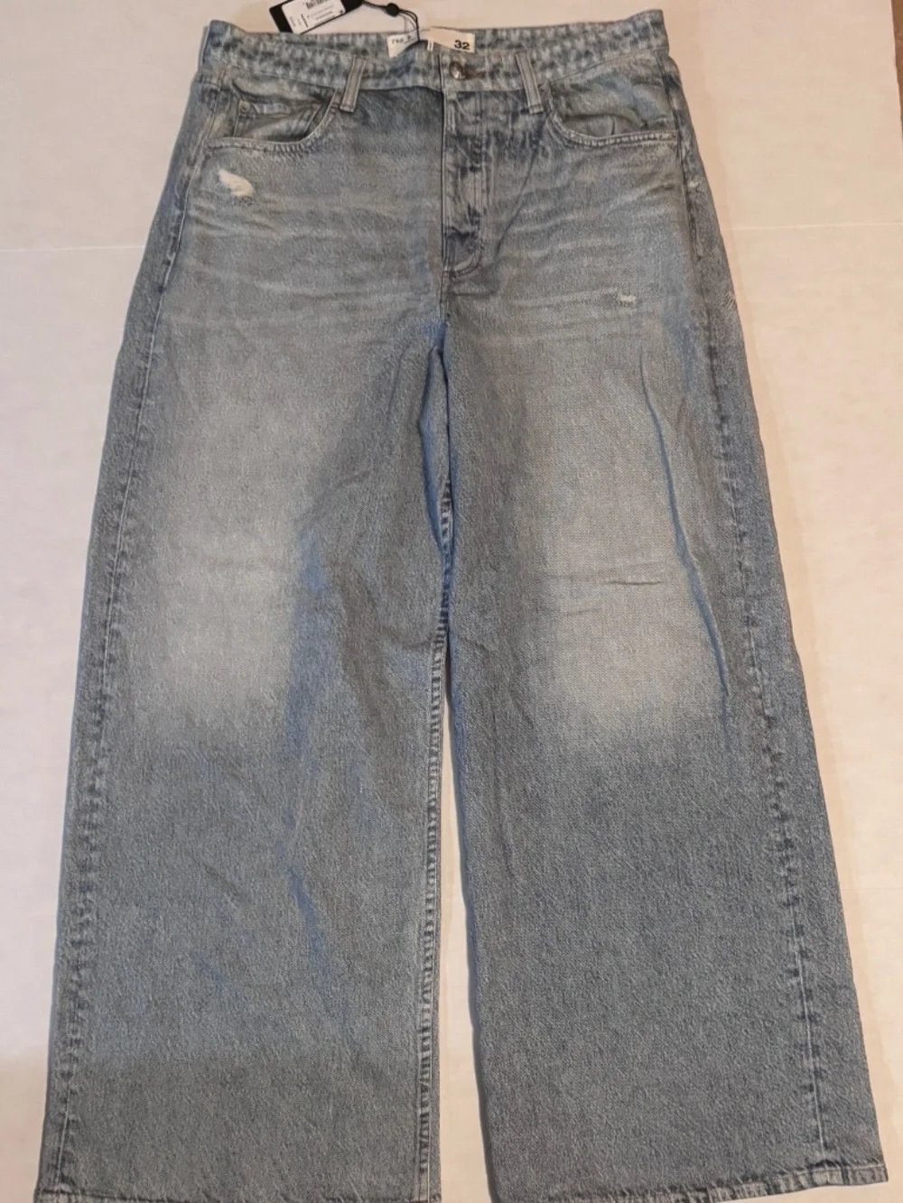 Rag & Bone New York Size 32 Meadow Blue Miramar Sofie Ankle Denim Blue Jeans